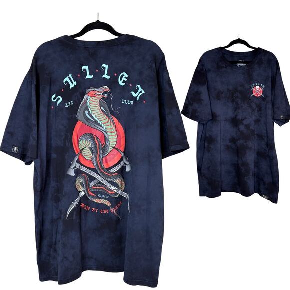 Sullen Art Buckle Exclusive Size 3X Cross Hammers T-Shirt Graphic Snake Cobra - Picture 1 of 12